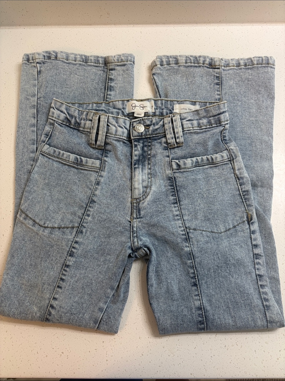Jessica Simpson Sydney Flare Girls Jeans Size 12